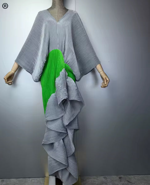 Euphemia pleated dress