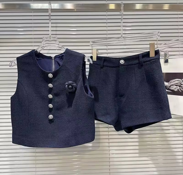 Hilley 2 piece short set