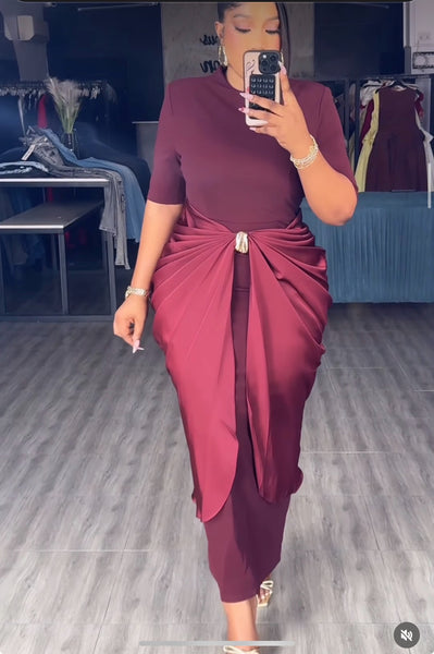 Chana ruched dress