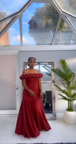 Rebekah off shoulder dress