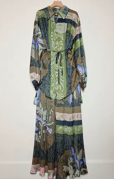 Hulda print trouser set