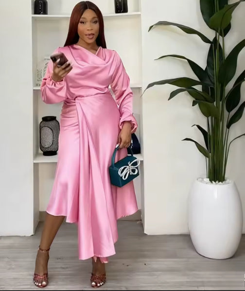 Ezenwa crew neck skirt set