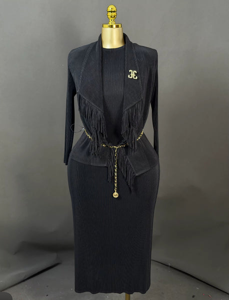 Shingie pleated dress set