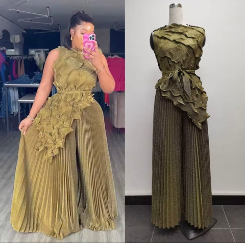 Deesha pleated set