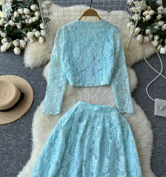 Tammie 2 piece skirt set