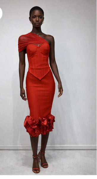 Shauvon bandage skirt set