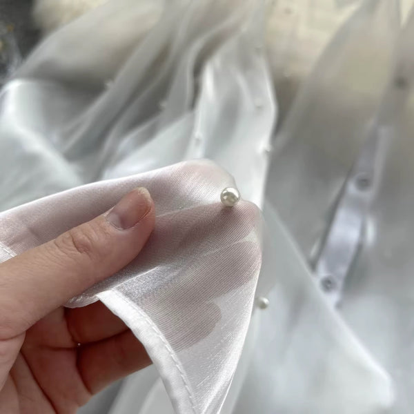 Nanette Pearl bow blouse