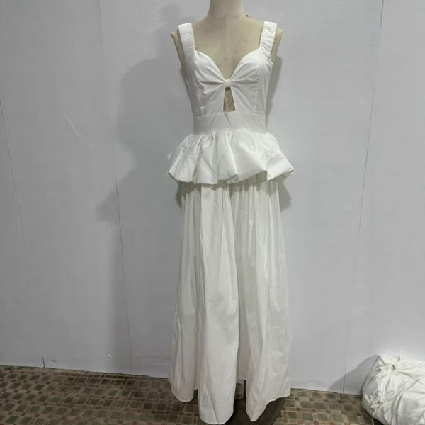 Sherlonda Niche Sleeveless Spaghetti Strap Dress