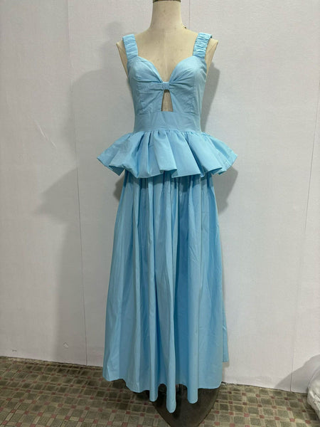 Sherlonda Niche Sleeveless Spaghetti Strap Dress