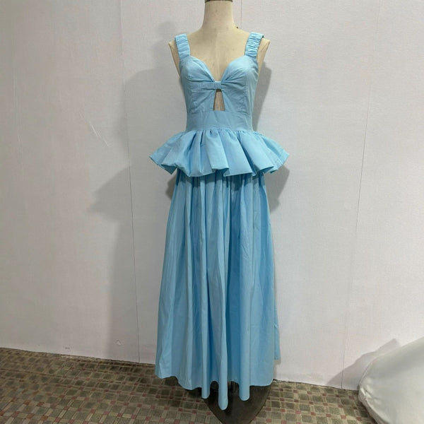 Sherlonda Niche Sleeveless Spaghetti Strap Dress
