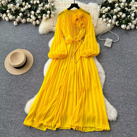 Rukudzwe Pleated Maxi dress