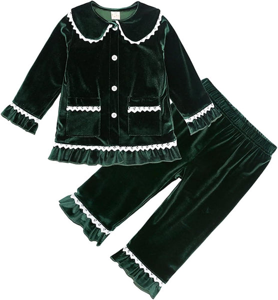 Christmas velvet Kids pyjamas