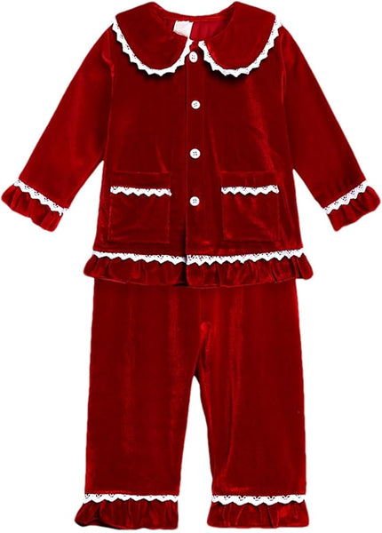 Christmas velvet Kids pyjamas