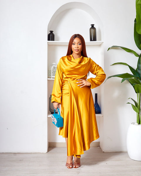 Ezenwa crew neck skirt set