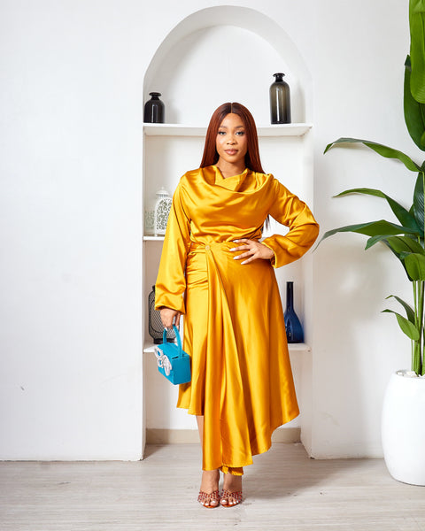 Ezenwa crew neck skirt set