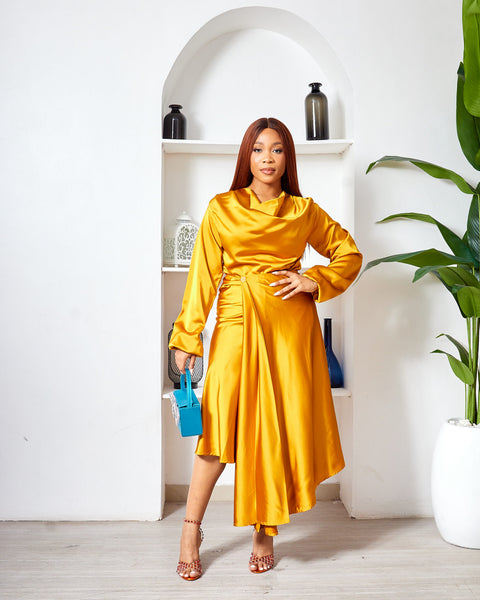 Ezenwa crew neck skirt set