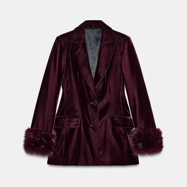 Prue velvet suit set