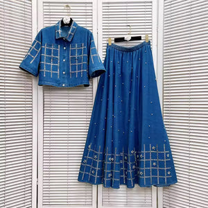 Keresina soft denim set