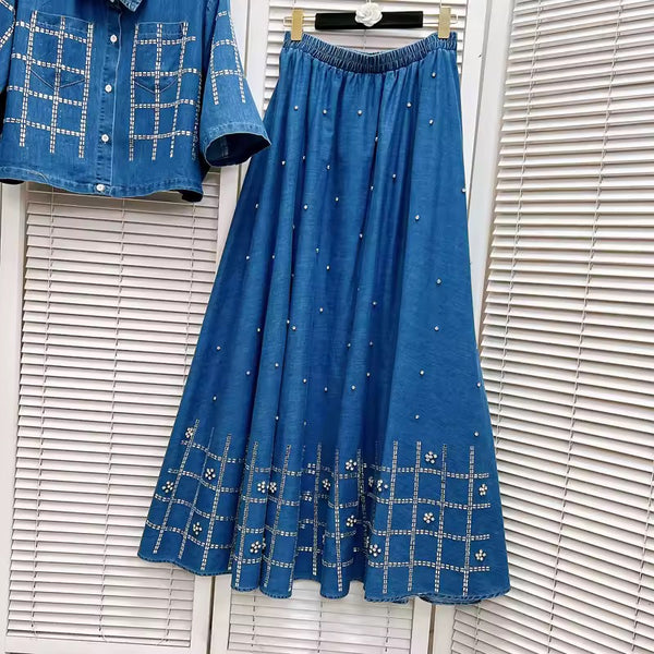 Keresina soft denim set