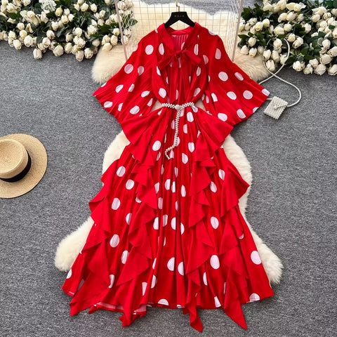 Sana polka dot dress