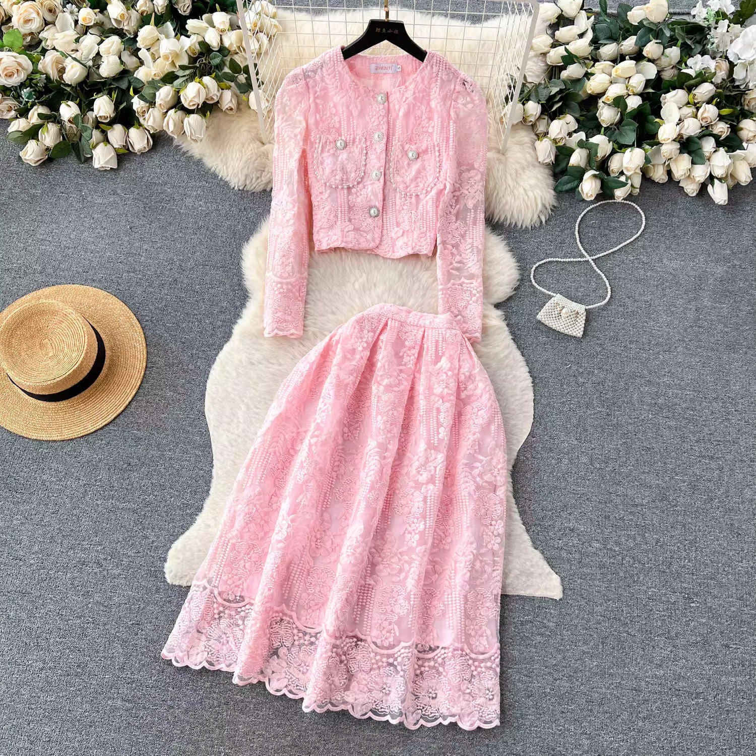 Tammie 2 piece skirt set