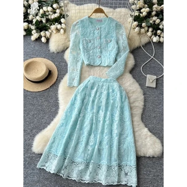 Tammie 2 piece skirt set