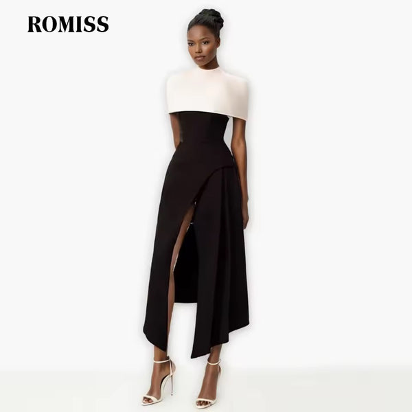 Leslyn shawl block dress