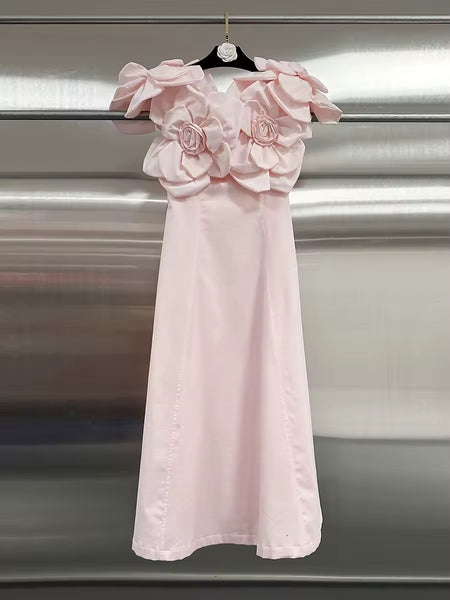 Tyla 3D floral dress