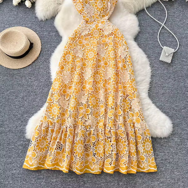 Chipo hollow waist dress