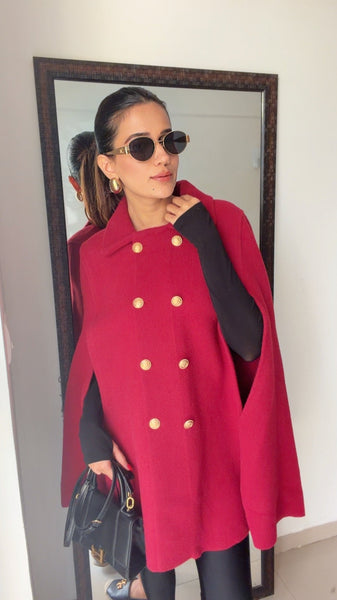 Erykah Houndtooth style poncho