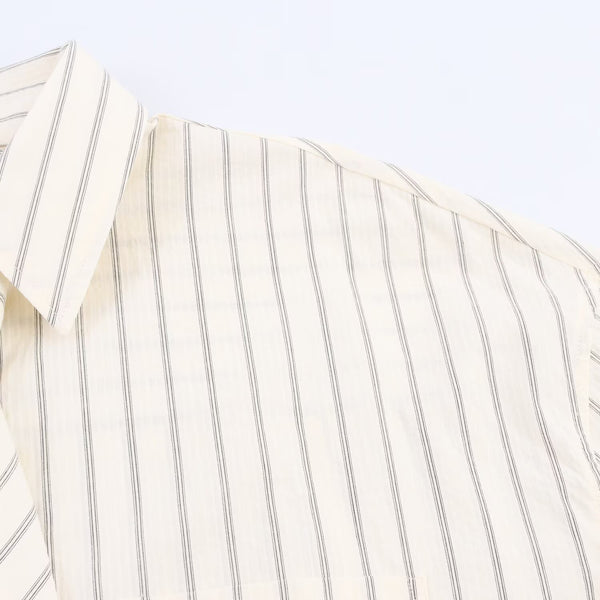 Anisa boyfriend style shirt and tie