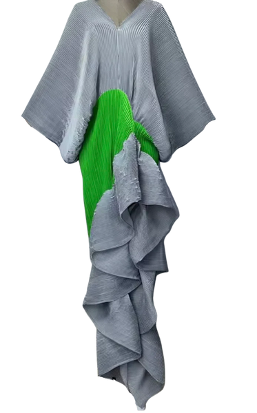 Euphemia pleated dress