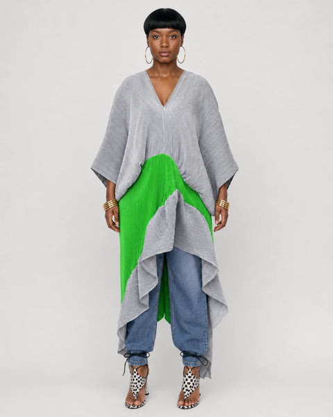 Euphemia pleated dress