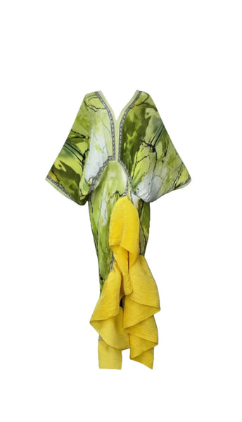 Euphemia pleated dress