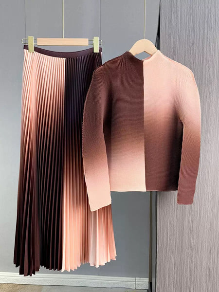 Kea pleated skirt set