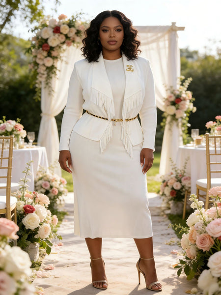 Shingie pleated dress set