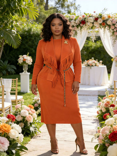 Shingie pleated dress set