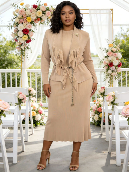 Shingie pleated dress set