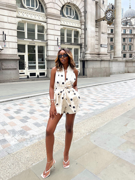 Roquelle Polka dot short set