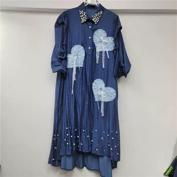Temi soft denim dress