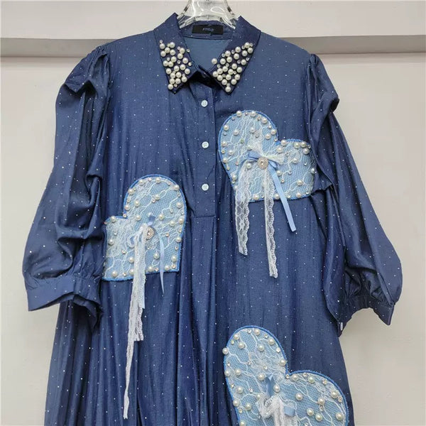 Temi soft denim dress