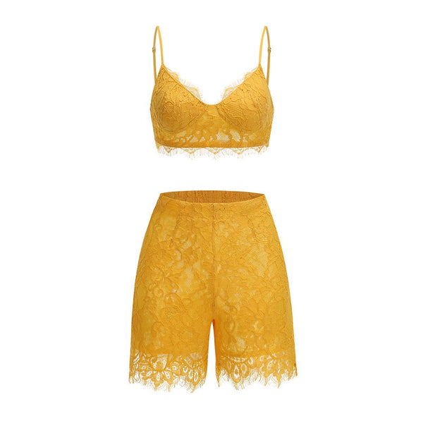 Axella lace short set