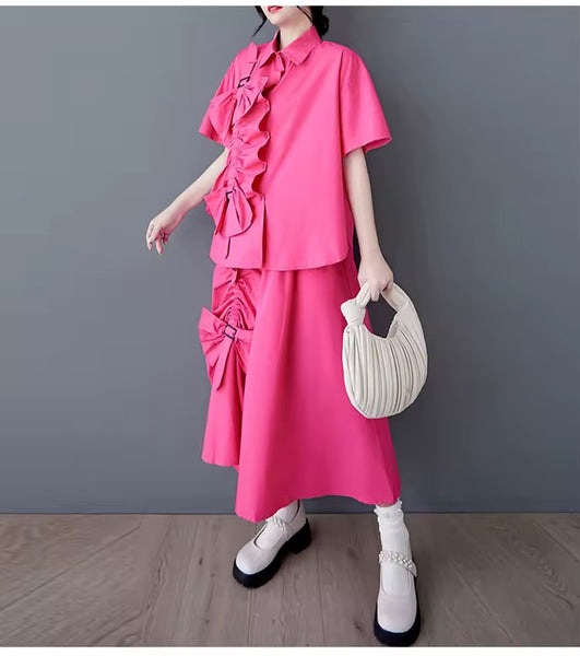 Nyara 2 piece skirt set