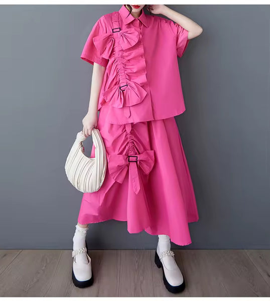 Nyara 2 piece skirt set