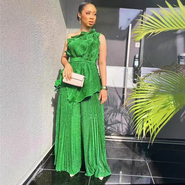 Deesha pleated set