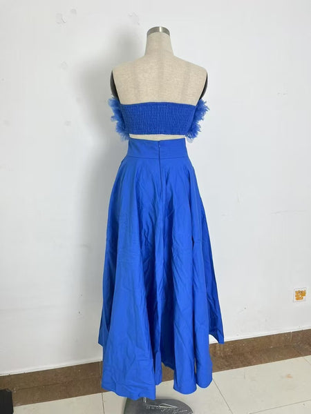 Tafara bralette skirt set
