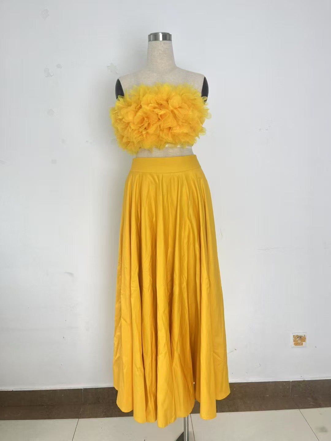 Tafara bralette skirt set