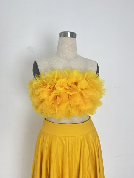 Tafara bralette skirt set
