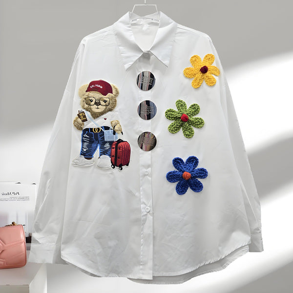 Yusra embroided shirt