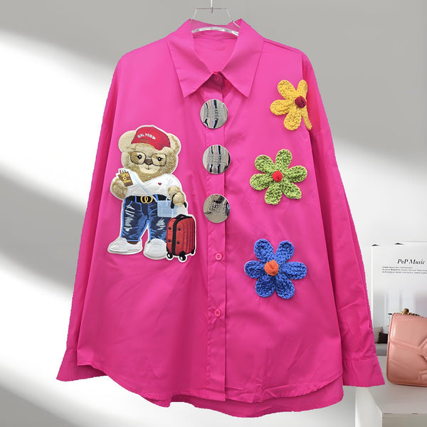 Yusra embroided shirt